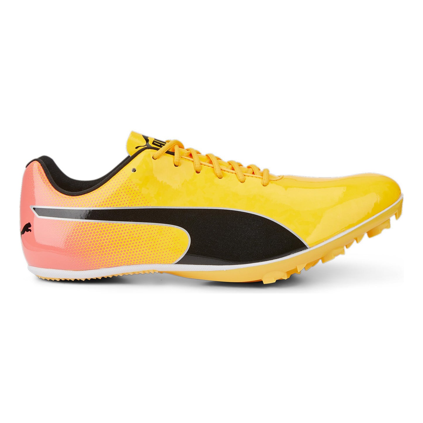 Puma EvoSPEED Sprint 14 Spike Shoes-Yellow,Orange