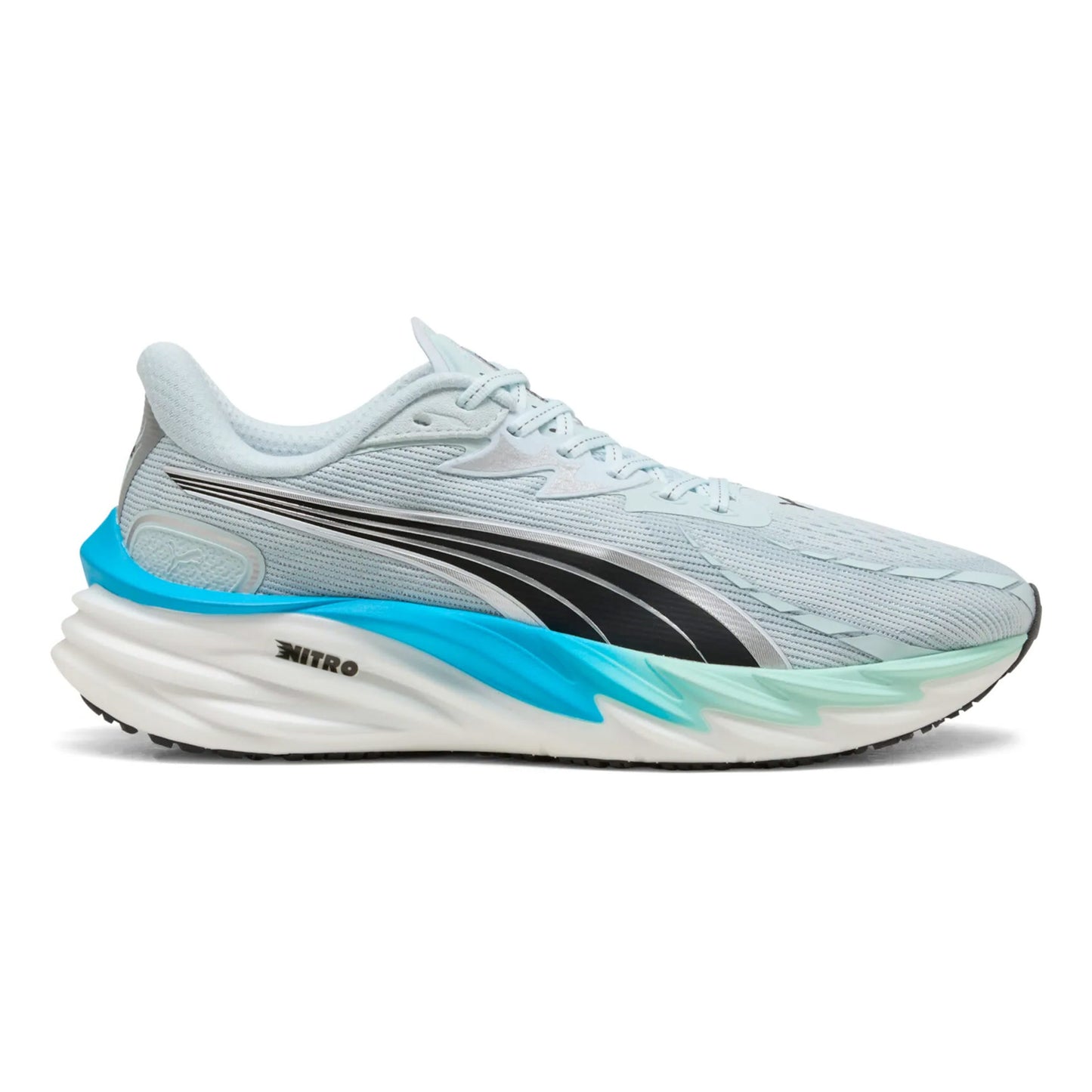 Puma Velocity Nitro 4 Neutral Running Shoe Men-Mint,Blue