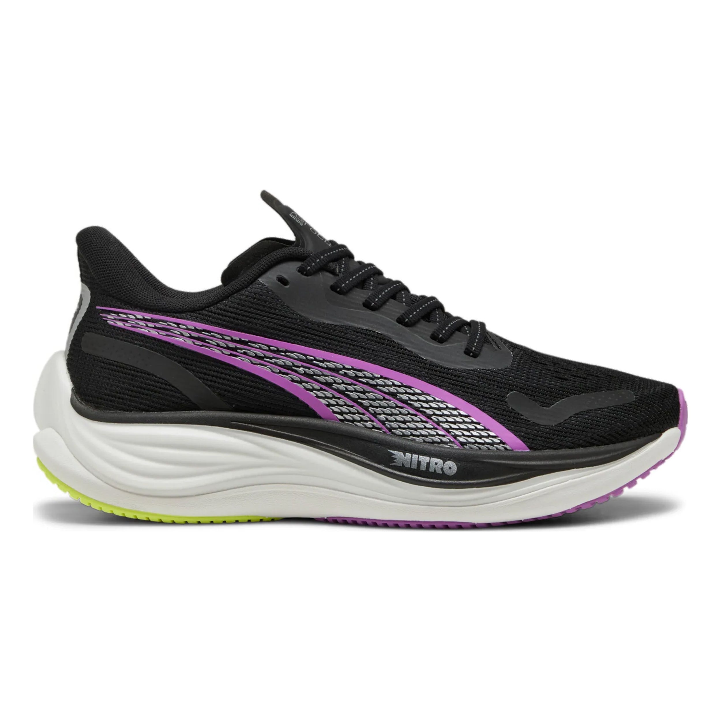 Puma Velocity Nitro 3 Neutral Running Shoe Women-Black,Violet