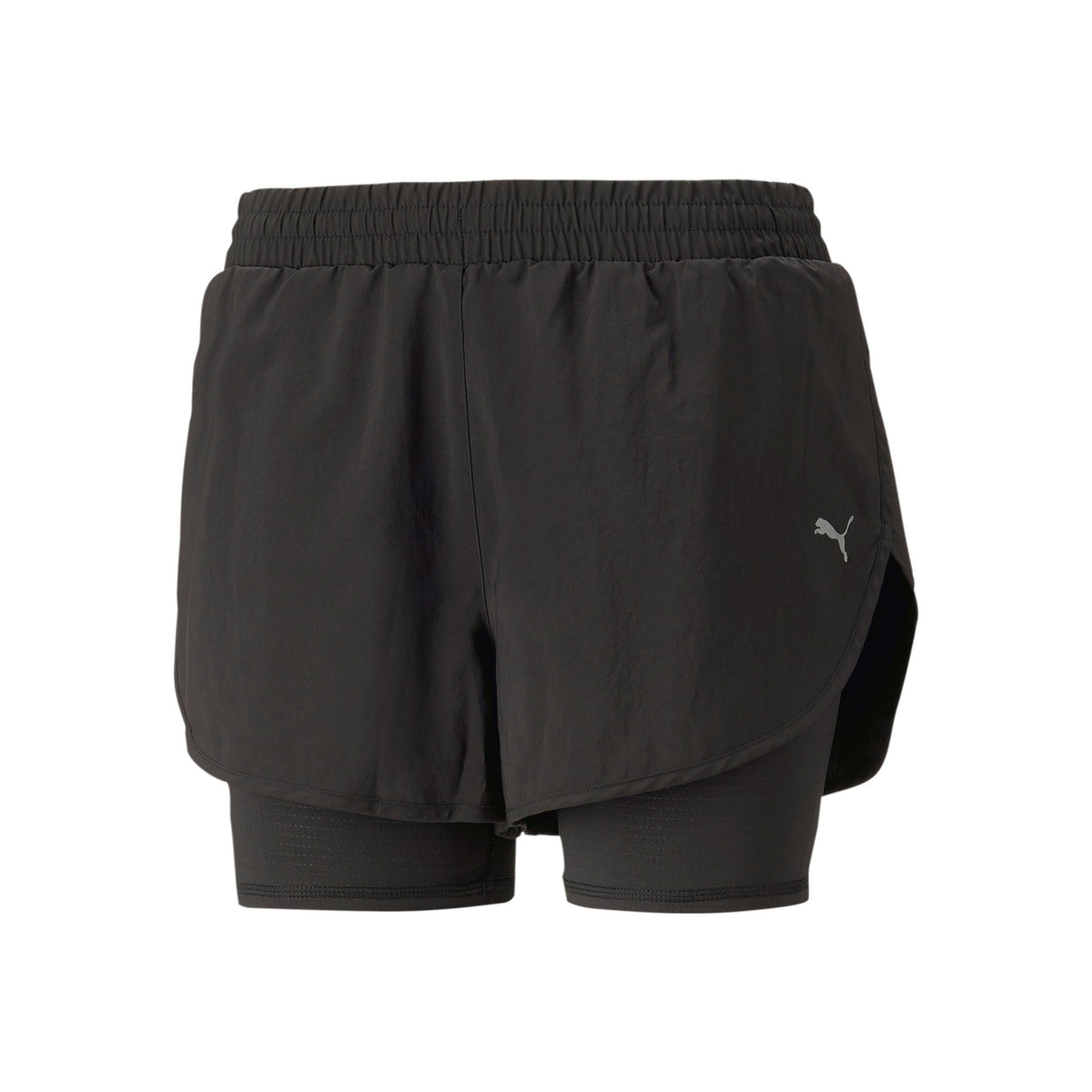 Puma Run Favorite Woven 2in1 3in Running Shorts Women-Black