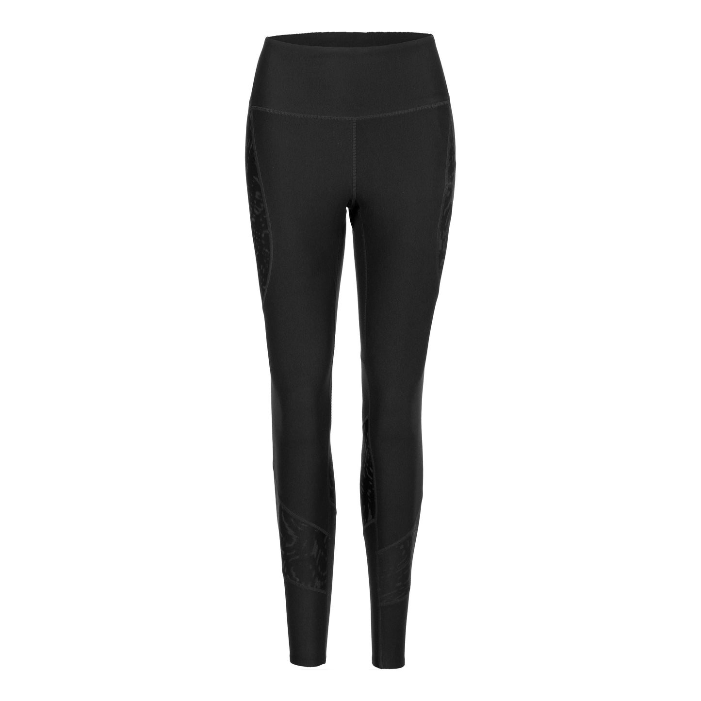 Puma Run All Over Print Brushed Ultraform Highwaist FL Running Tights Women-Black