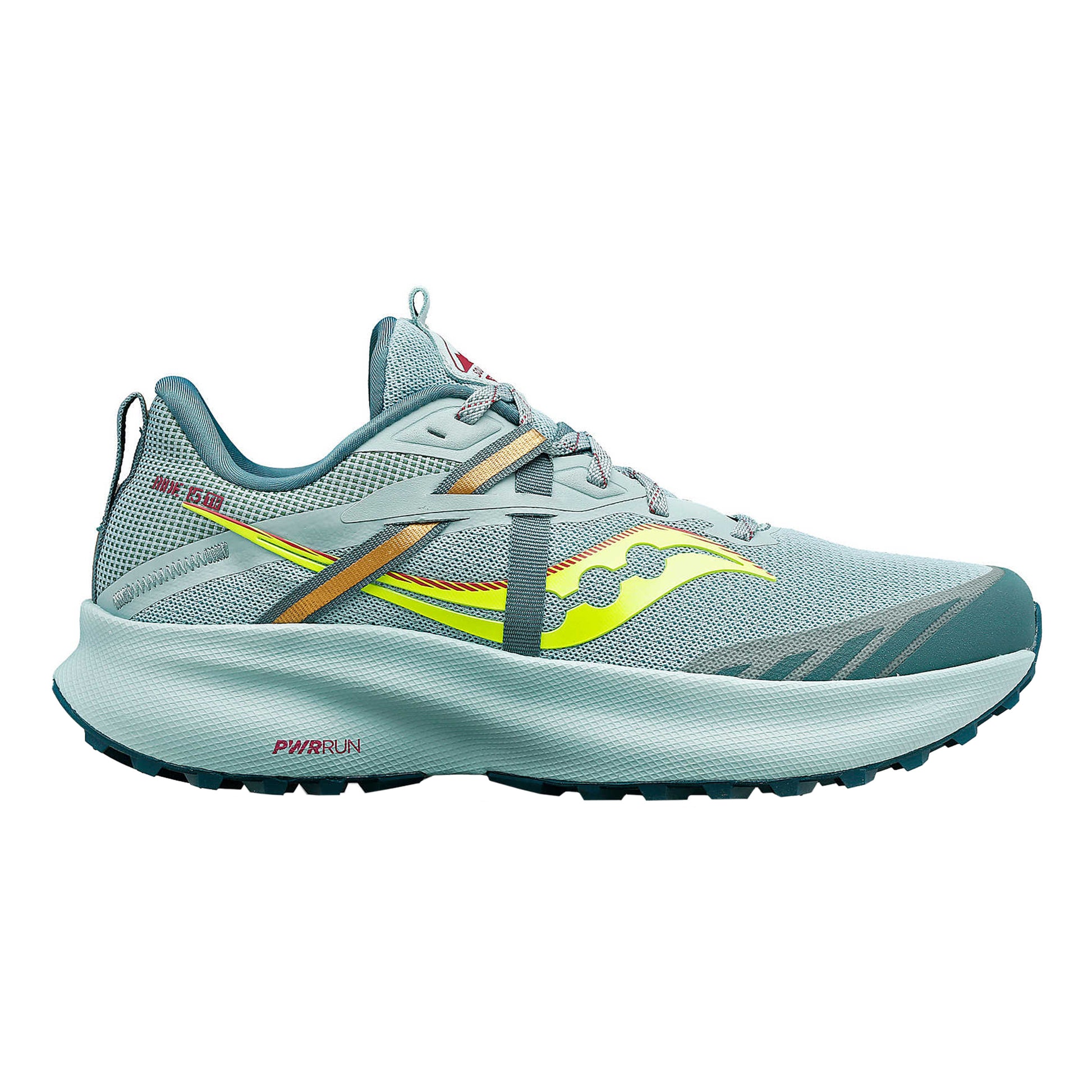 Saucony Ride 15 Tr Trail running shoe Women - light blue, yellow