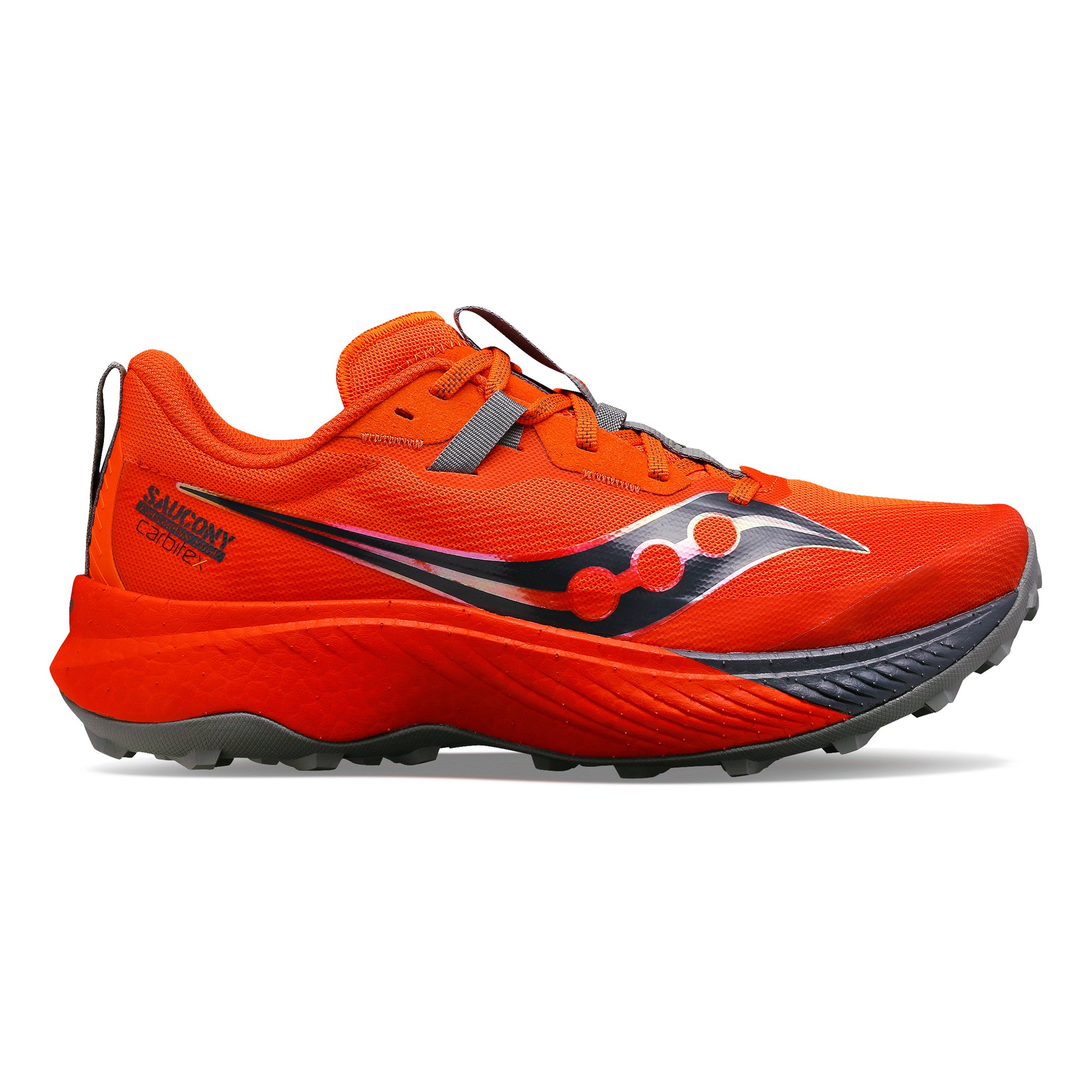 Saucony Endorphin Edge Trail running shoe Men - red, black