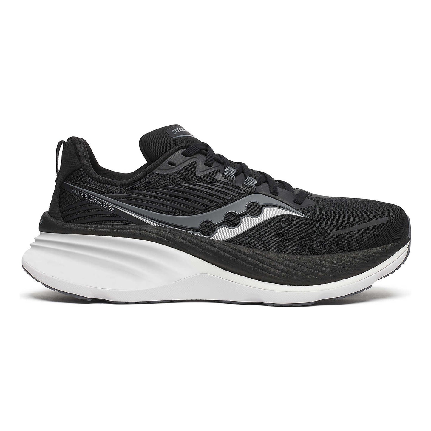 Saucony Hurricane 24 Stability Running Shoe Men-Black,Grey