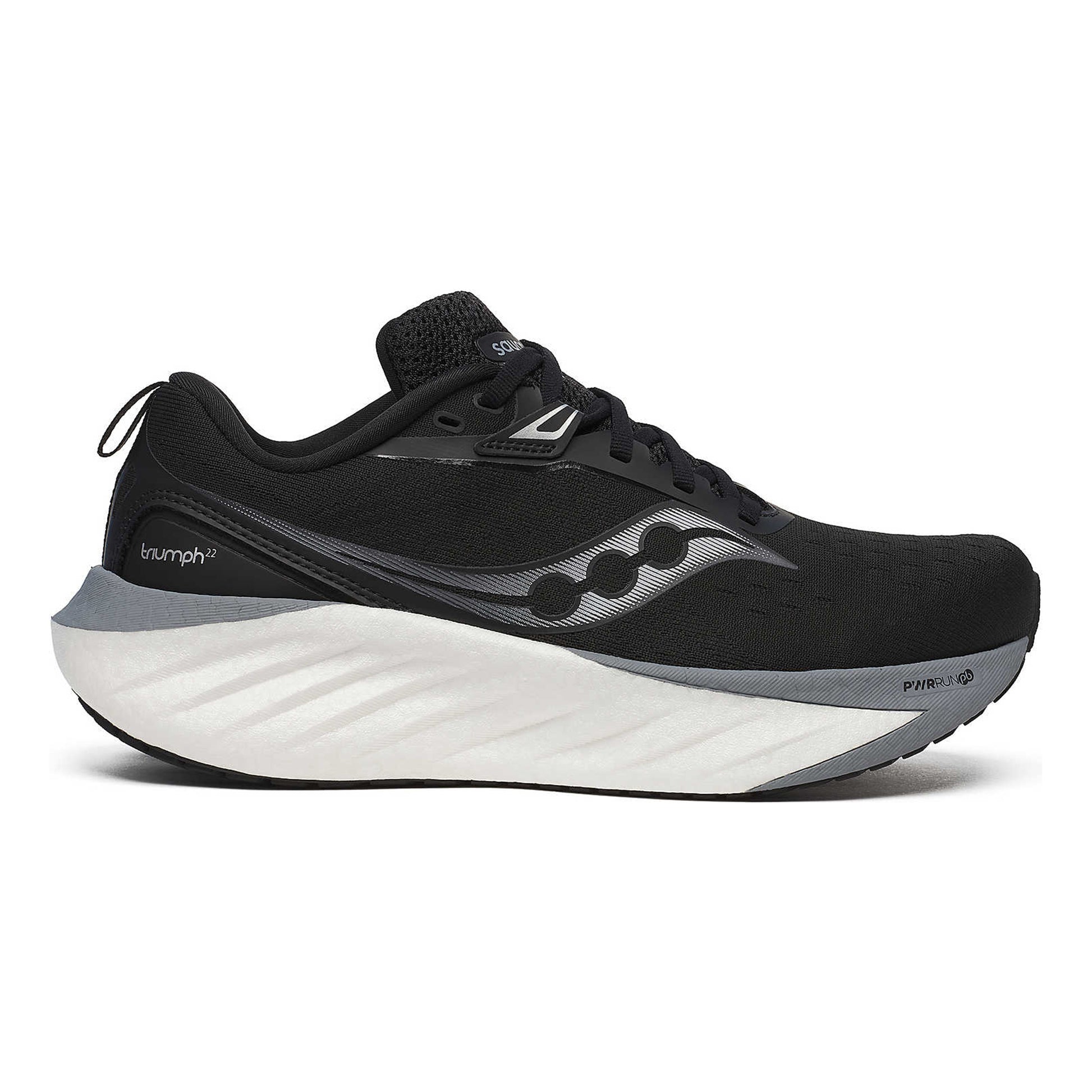 Saucony Triumph 22 Neutral Running Shoe Women-Black,White