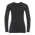 Performance Warm Eco BI Top Crew Neck Long Sleeve Women-Black,Anthracite