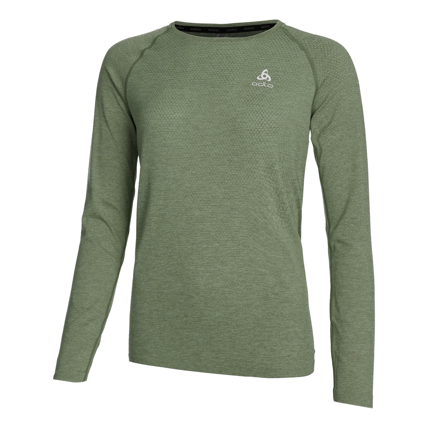 Odlo Essential Seamless Crew Neck Long sleeve Women - green,