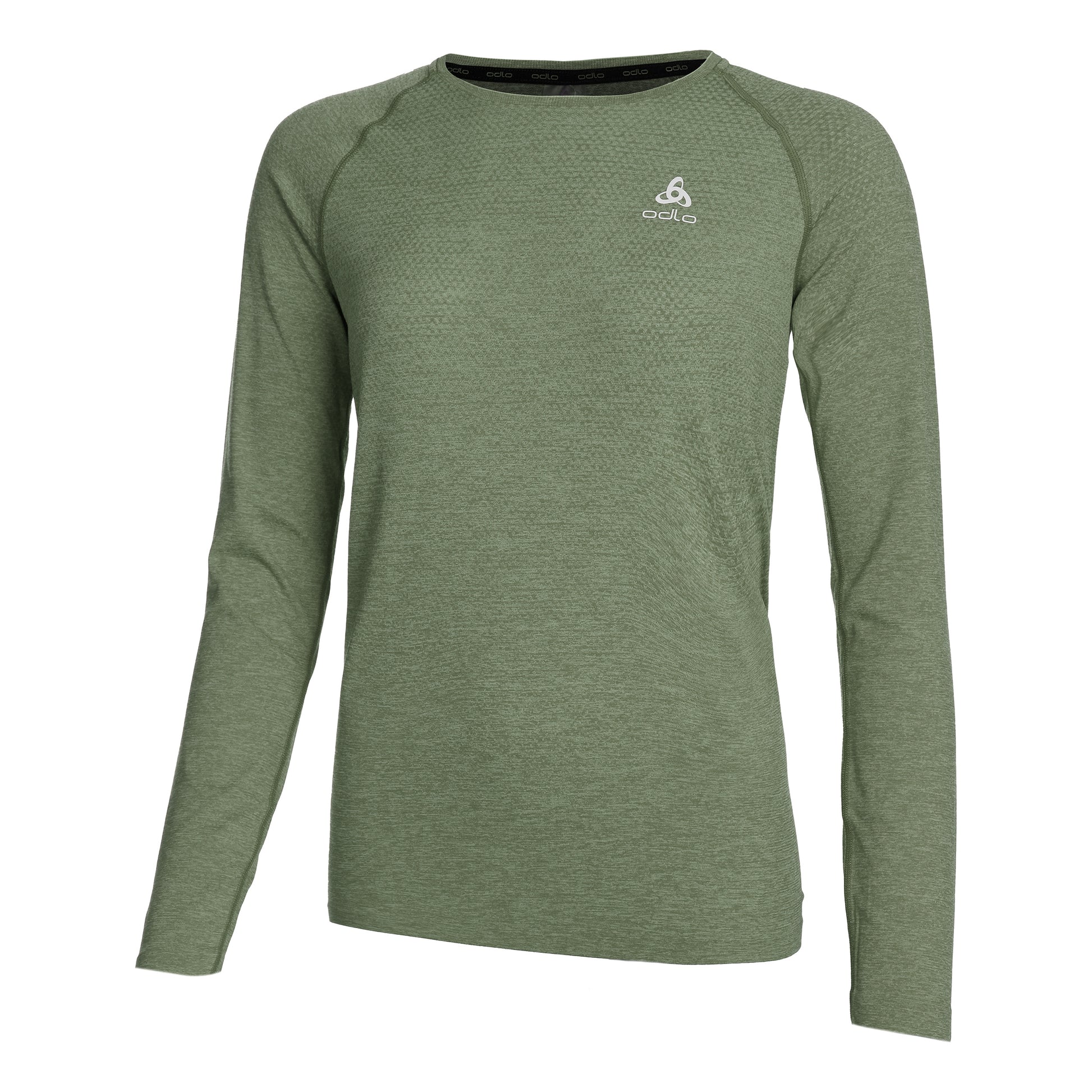 Odlo Essential Seamless Crew Neck Long sleeve Women - green,