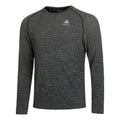Crew Neck Essential Seamless Long Sleeve Men-Grey