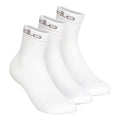 Quarter Active Sports socks 3 Pack Unisex - white,