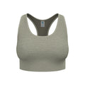Seamless Medium Padded Sport Sports bras Women-khaki