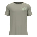 Essential Print Running Shirt Men-Khaki