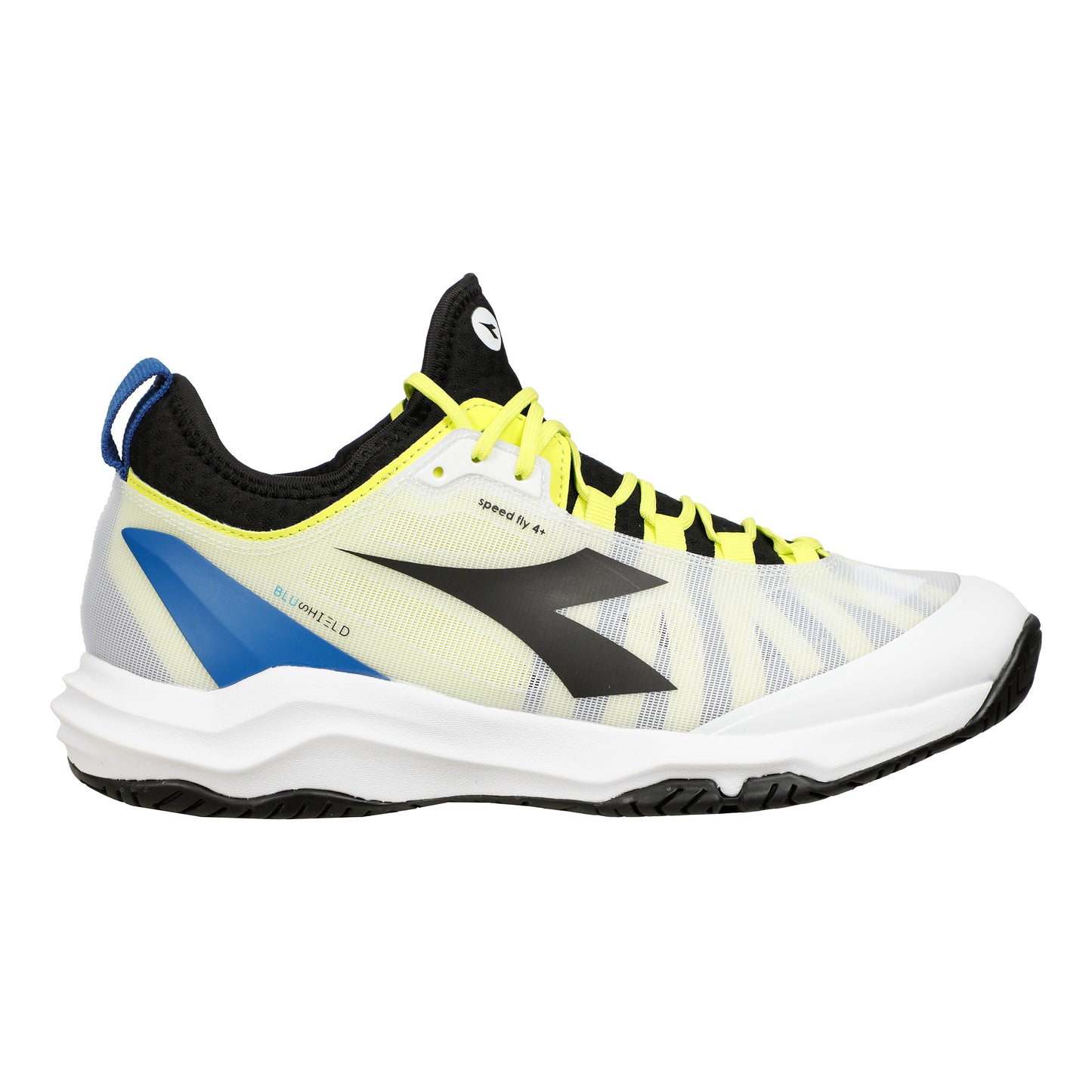 Diadora Speed Blushield Fly 4+ All Court Shoe Men-White,Black
