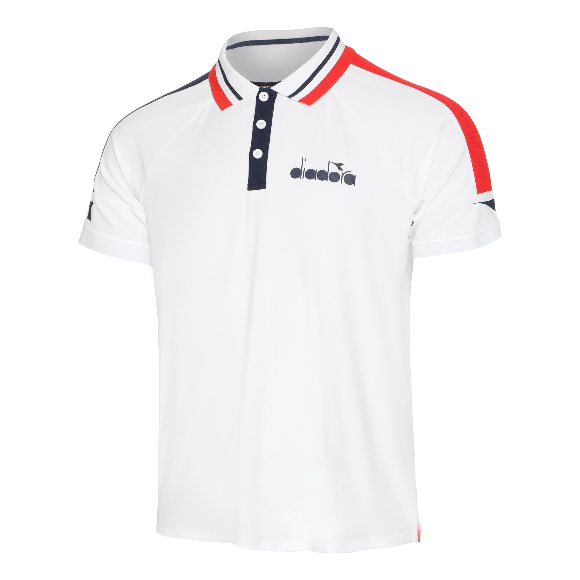 Diadora Icon Polo Men - white, multicoloured
