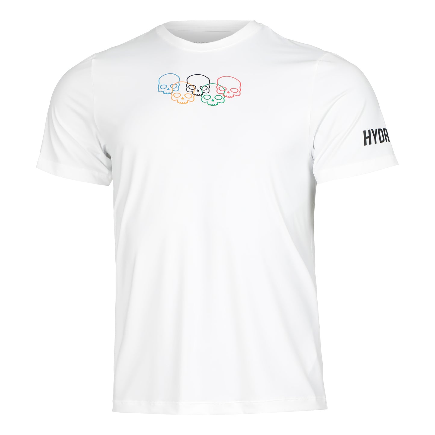 Hydrogen Olympic Skull Tech T-Shirt Men - white, multicoloured