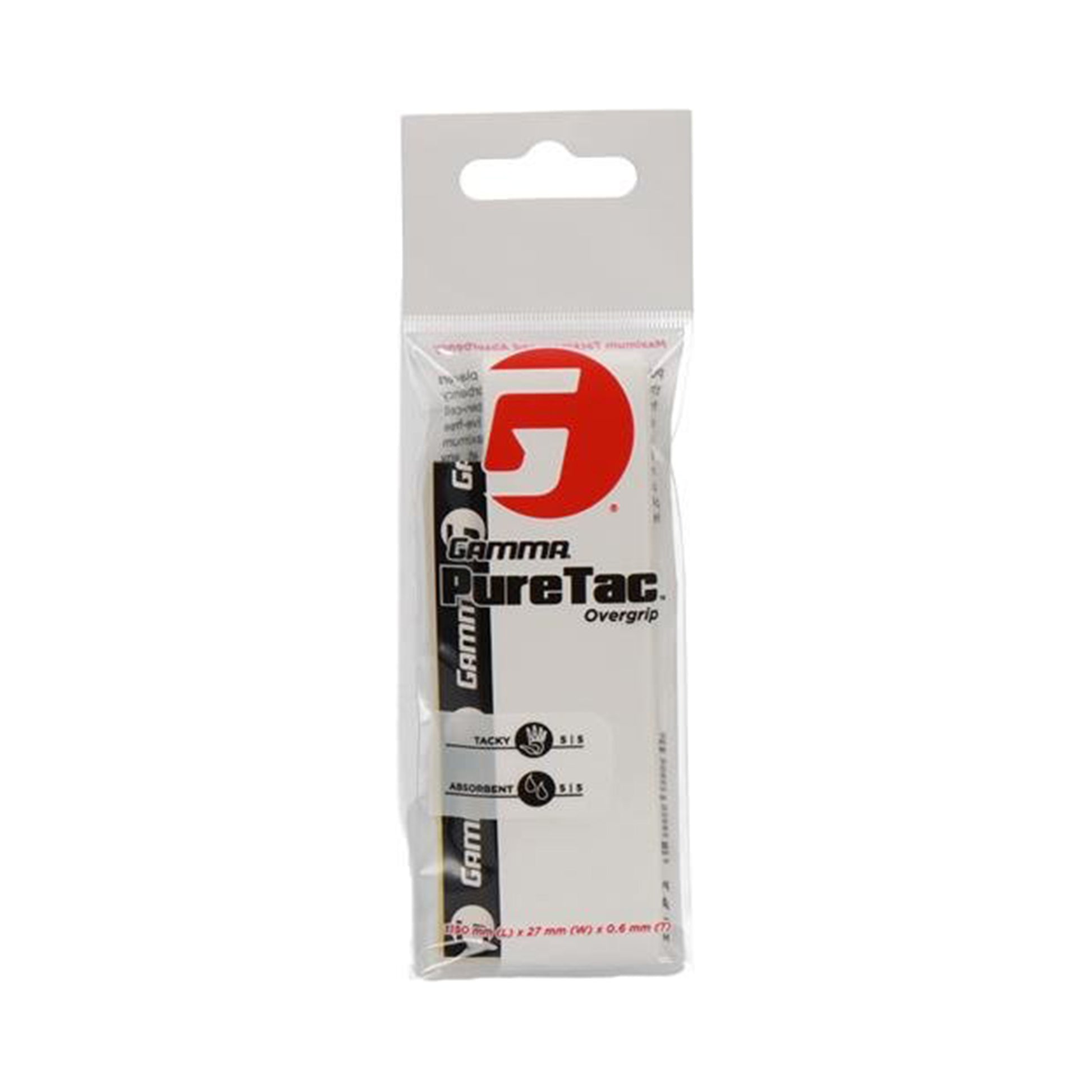 Gamma Pure Tac 1 Pack-White