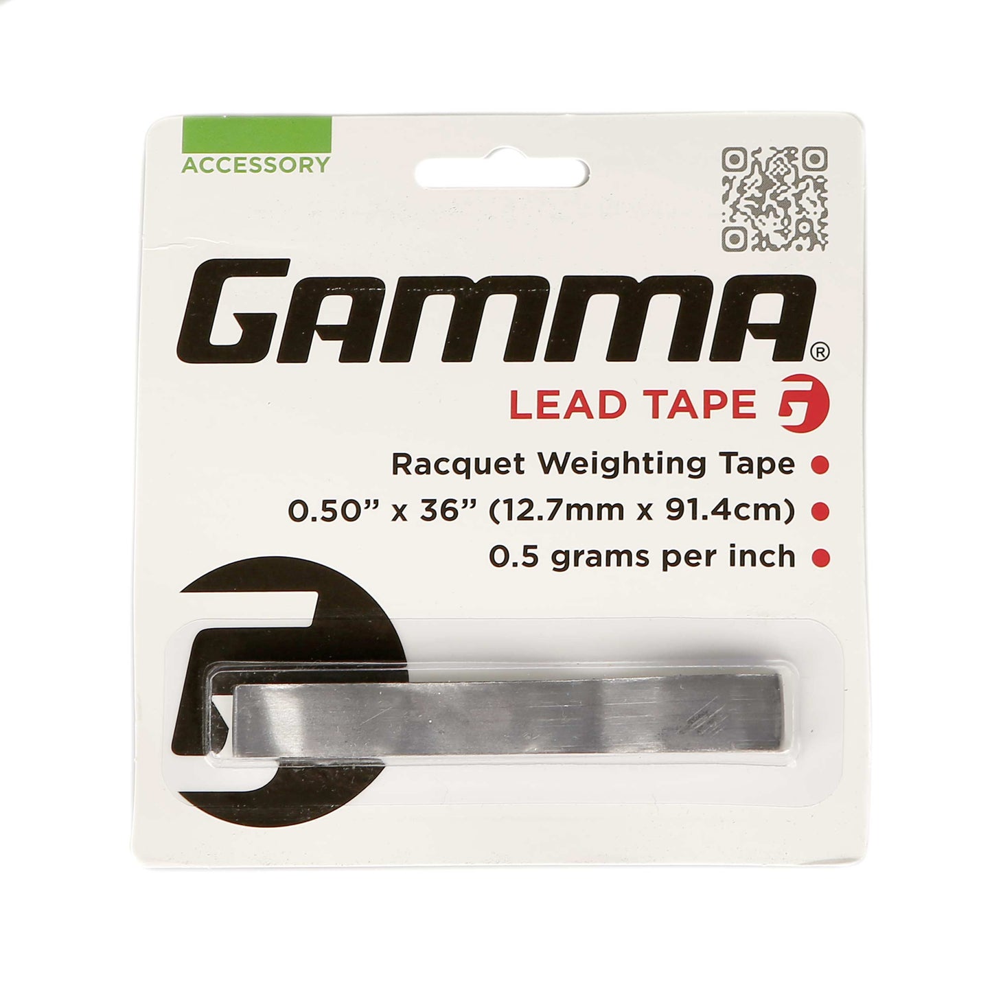 Gamma Lead Tape 2 Pack 12,7mm-Silver