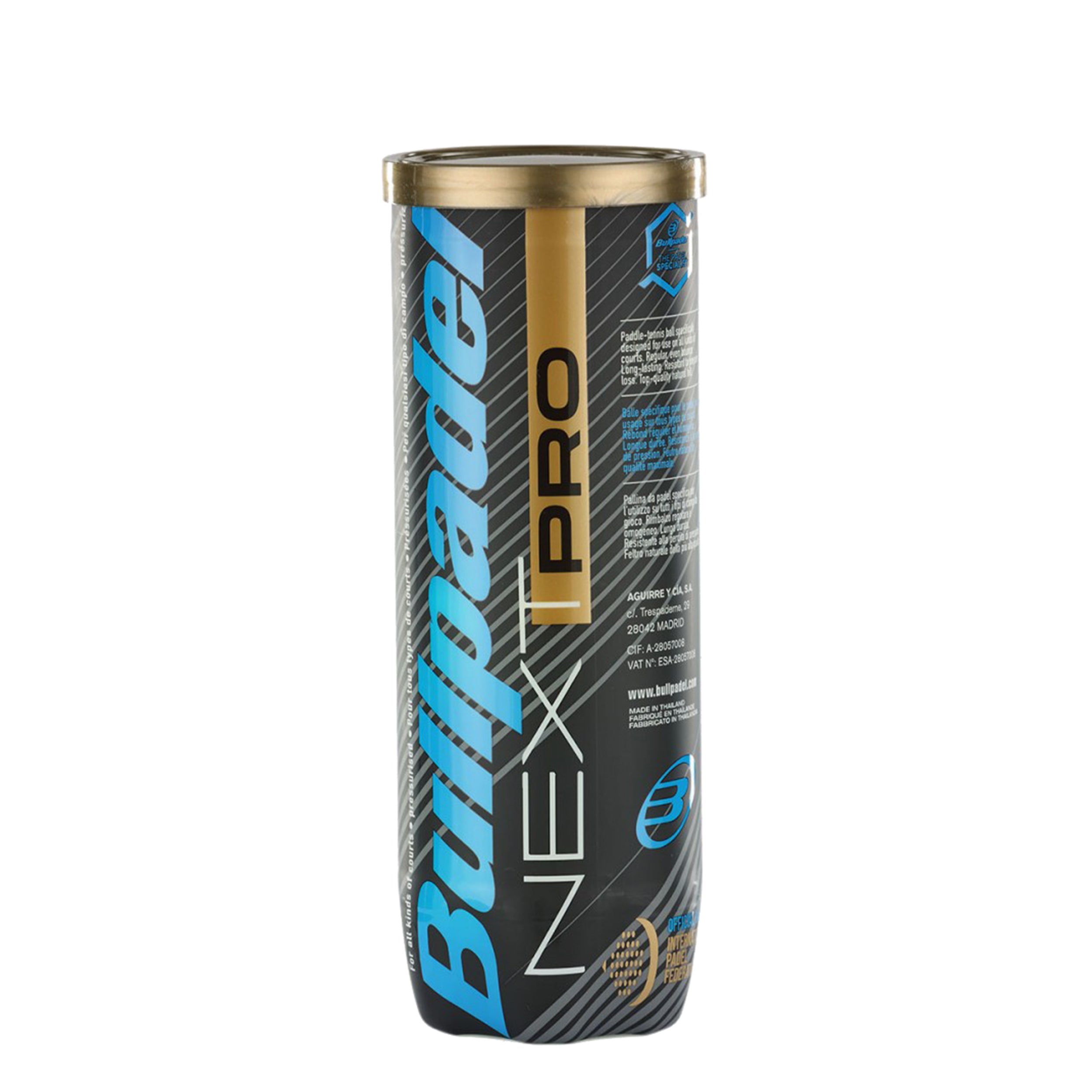 Bullpadel Next Pro 3 Ball Tube