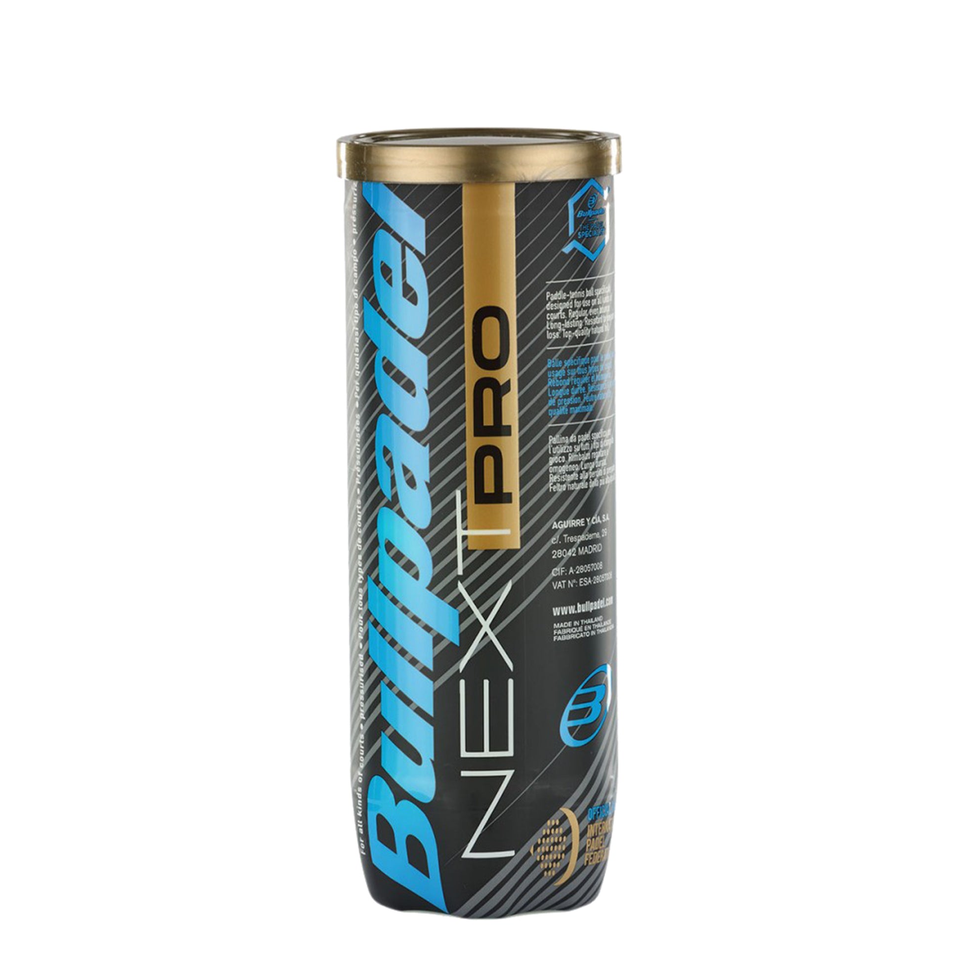 Bullpadel Next Pro 3 Ball Tube