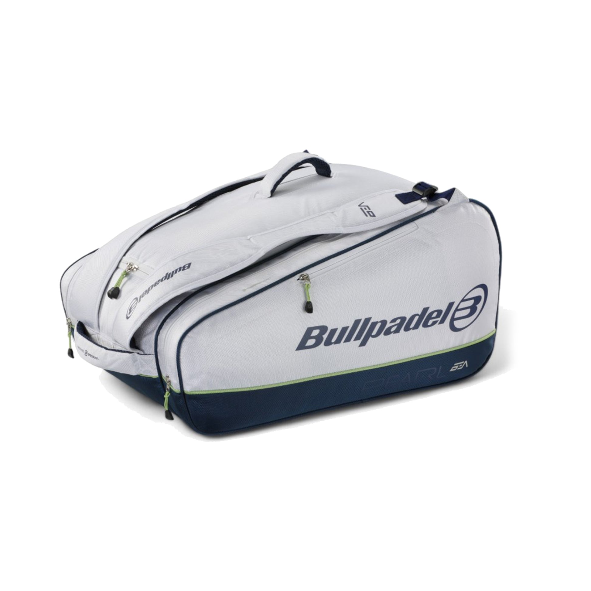 Bullpadel Pearl Padel Racket Bag-White,Blue