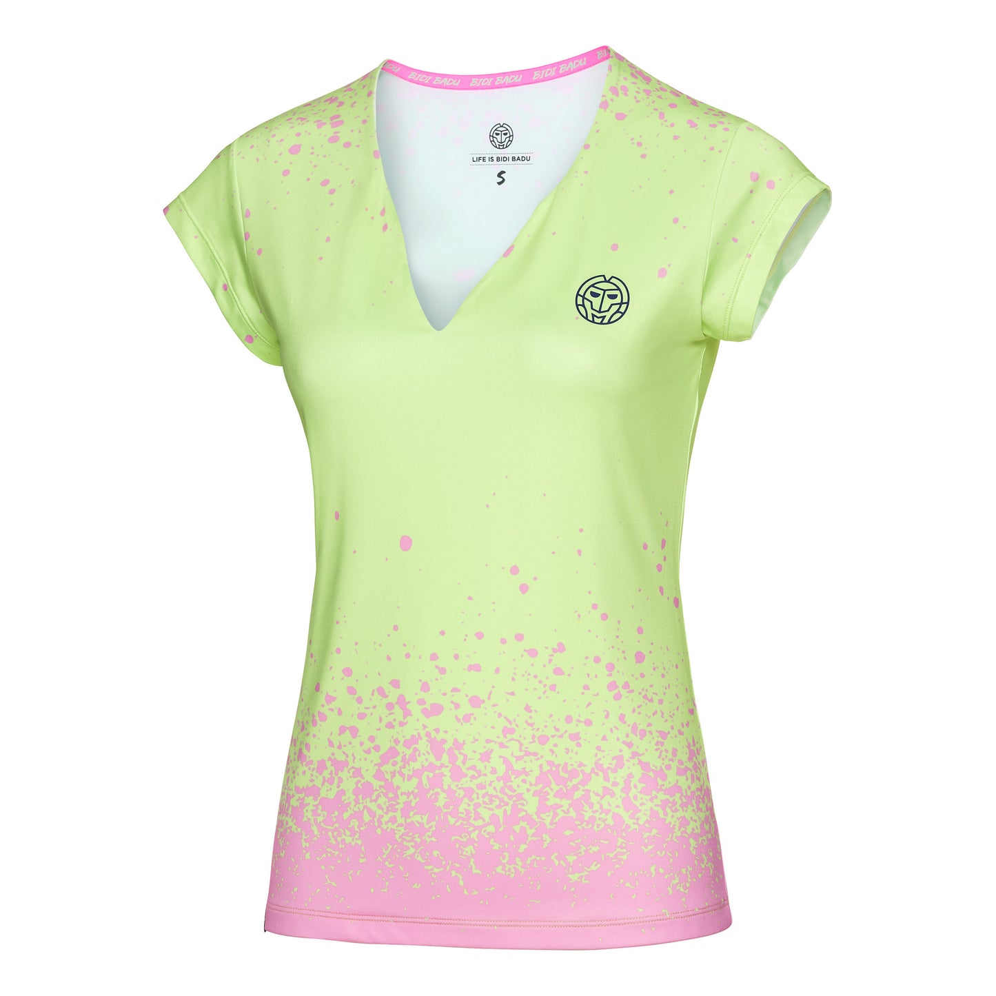 BIDI BADU Bella Tech T-Shirt Women-Light Green,Pink