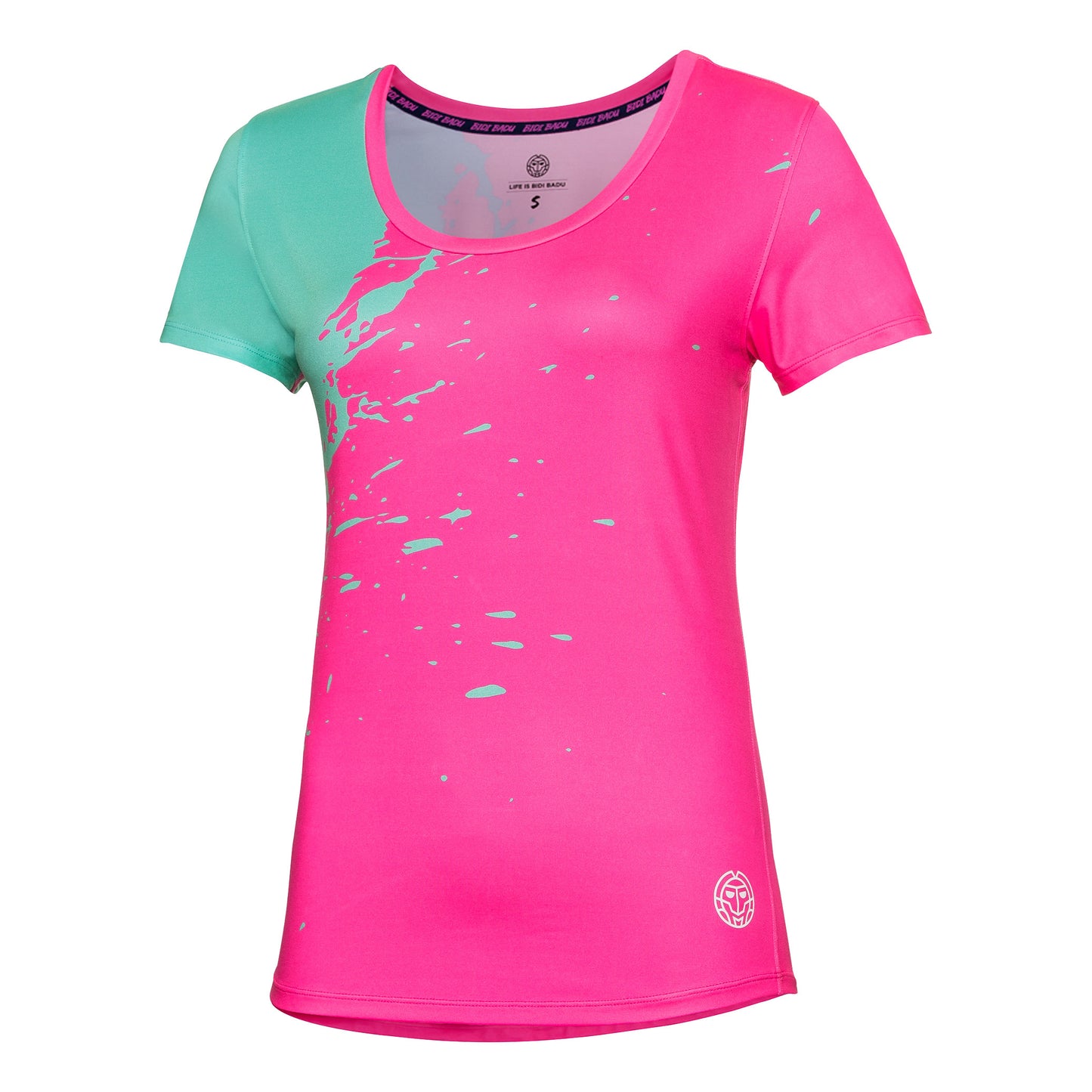 BIDI BADU Amari Tech Round-Neck T-Shirt Women - pink, mint