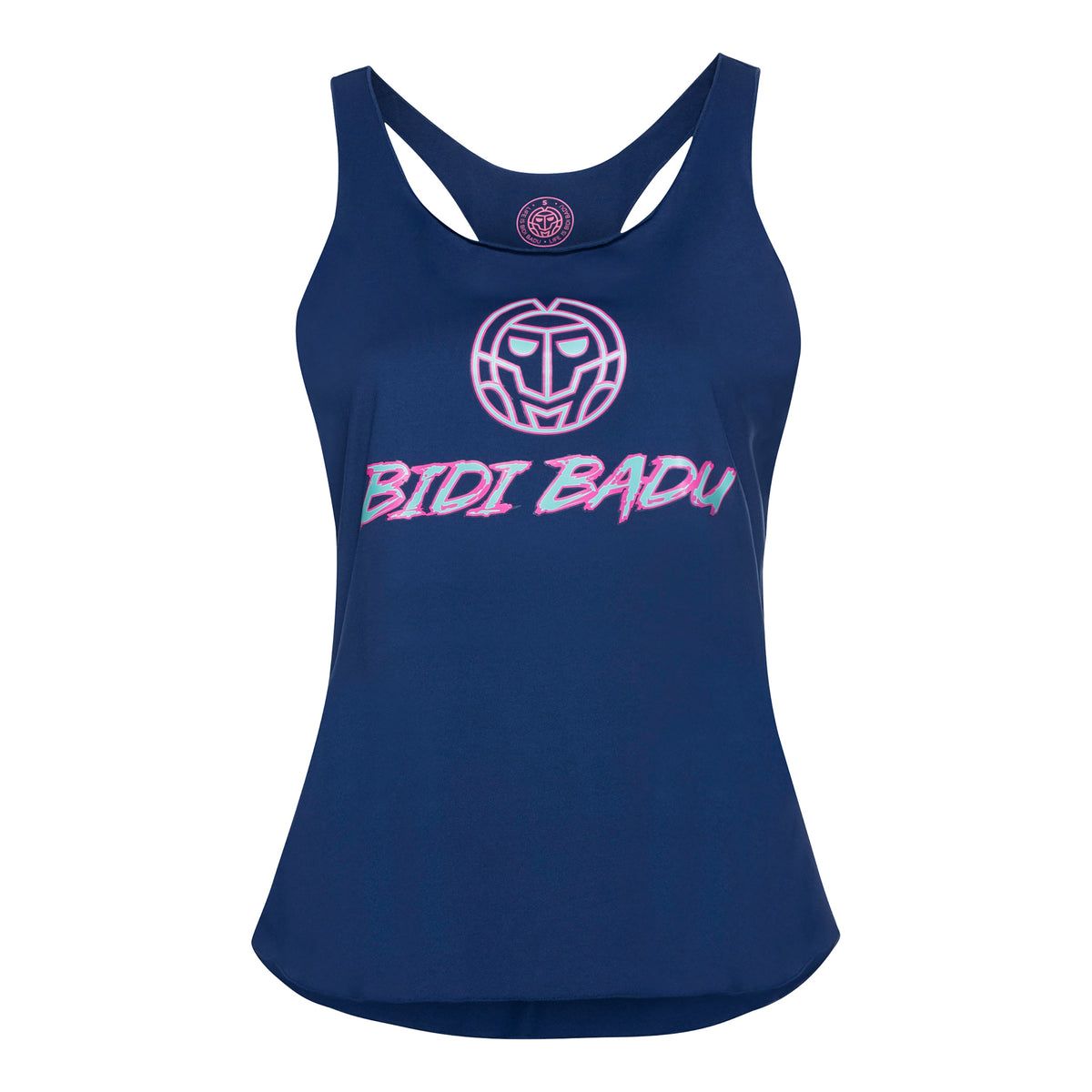BIDI BADU Heba Basic Logo Tank Top Women - dark blue, pink
