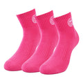 Gila Ankle Tech Sports Socks 3 Pack Unisex - pink, white