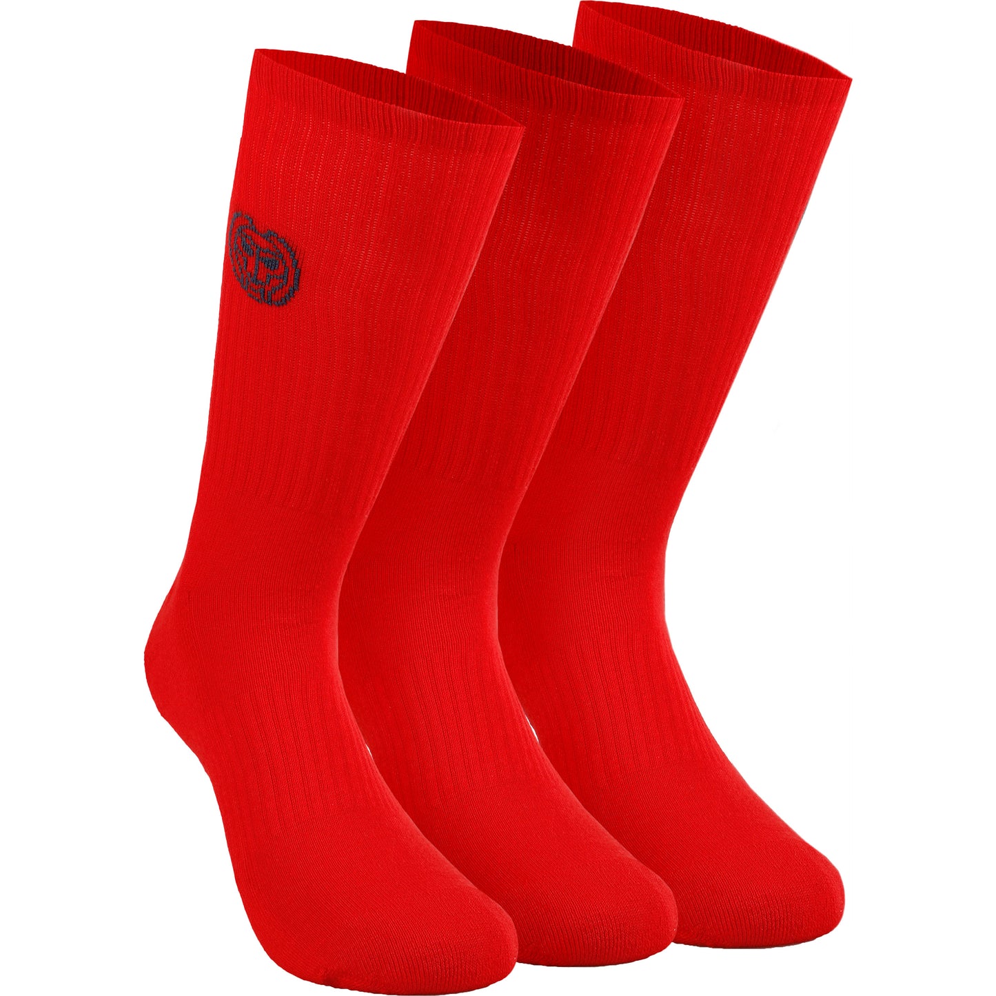 BIDI BADU Matayo Crew Tech Sports Socks 3 Pack Men-Lightred,Blue