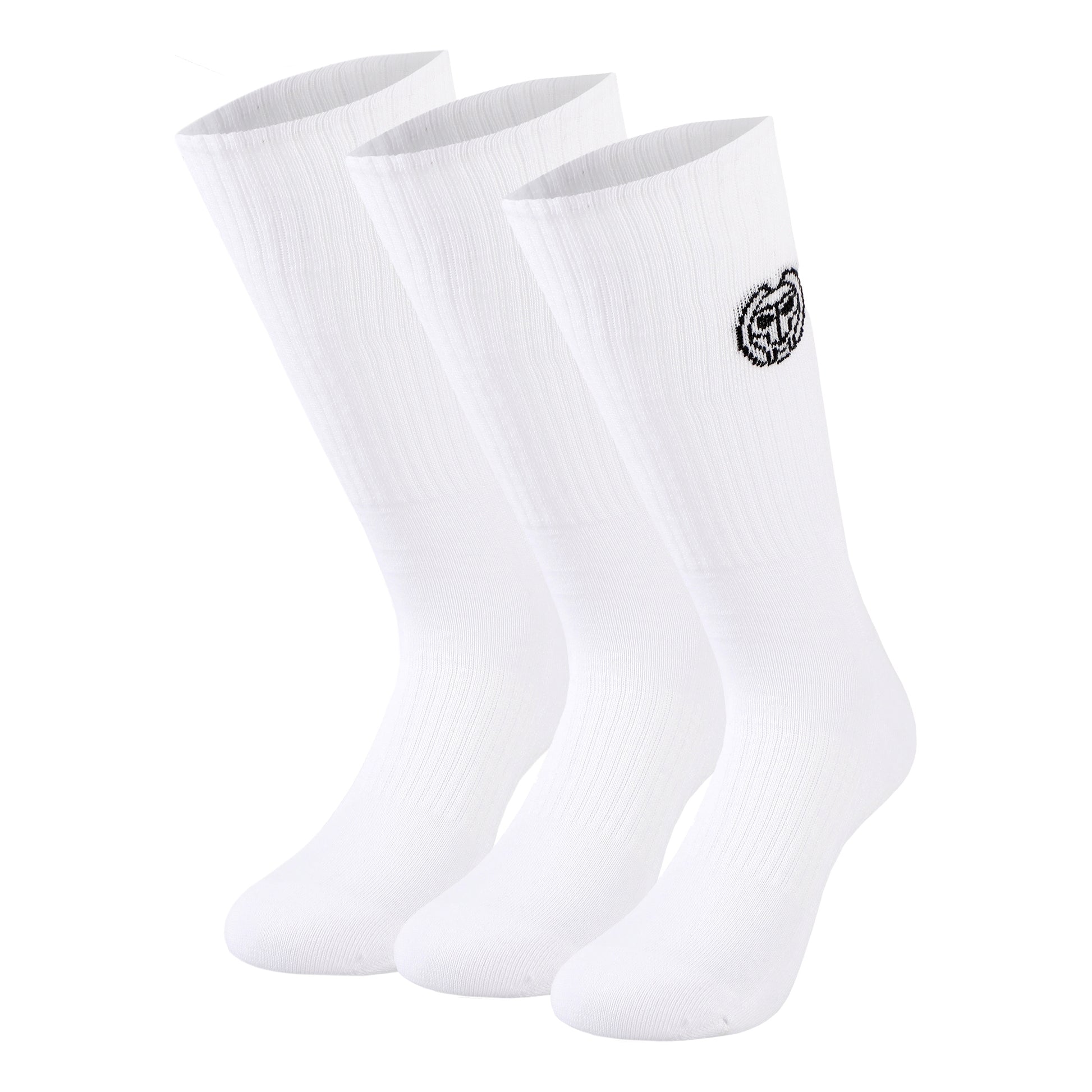BIDI BADU Matayo Crew Tech Sports socks 3 Pack Men - white, black