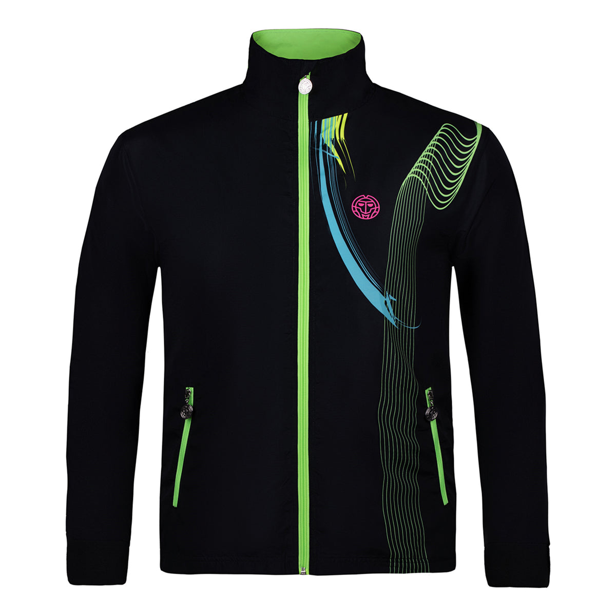 BIDI BADU Teku Tech Training jacket Men - black, multicoloured