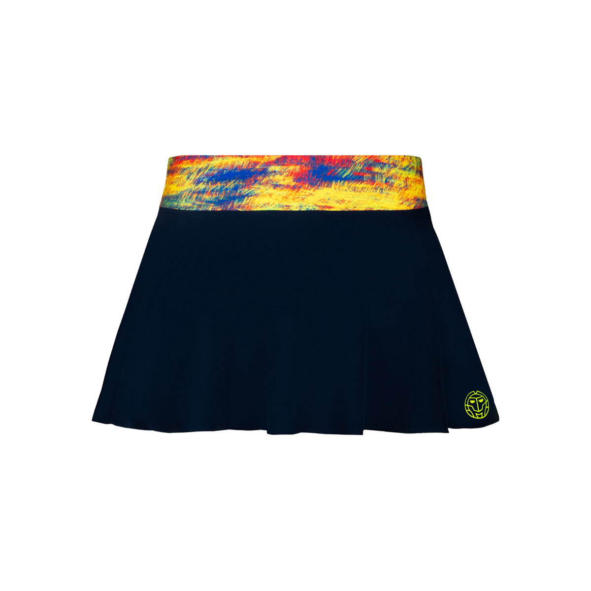 BIDI BADU Mora Tech Printed Skirt Women - dark blue, multicoloured