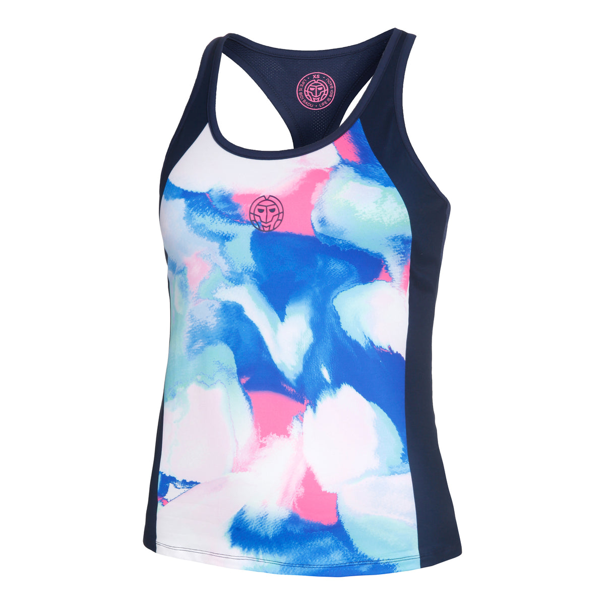 BIDI BADU Jua Tech Tank Top Women - dark blue, multicoloured