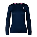 Pia Tech Roundneck Long sleeve Women - blue,