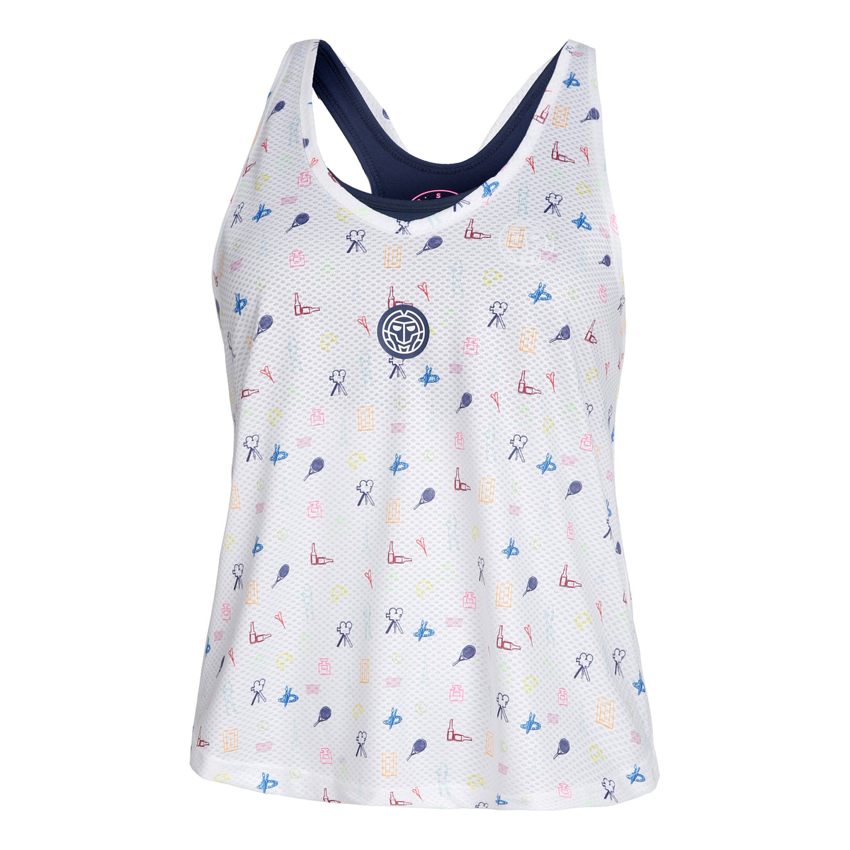 BIDI BADU NATLI Tech Tank Top Women - white, multicoloured