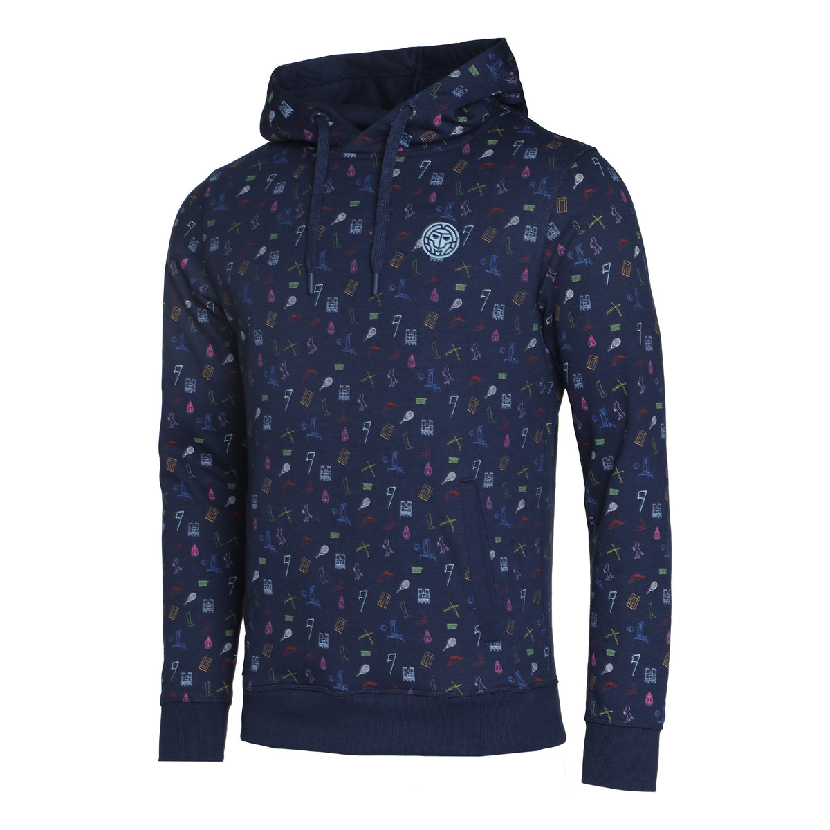 BIDI BADU Napo Lifestyle Hoody Men - dark blue, multicoloured