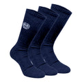 Don Carlito Crew Move Tennis Socks 3 Pack-Dark Blue,White