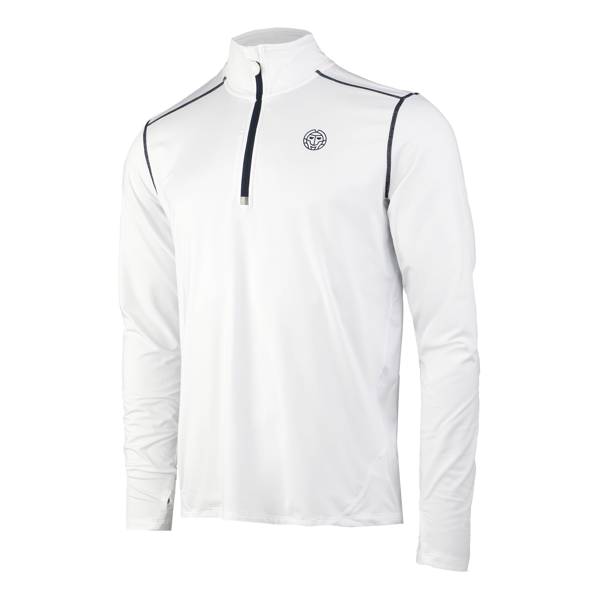BIDI BADU Zac Tech Long sleeve Men - white,