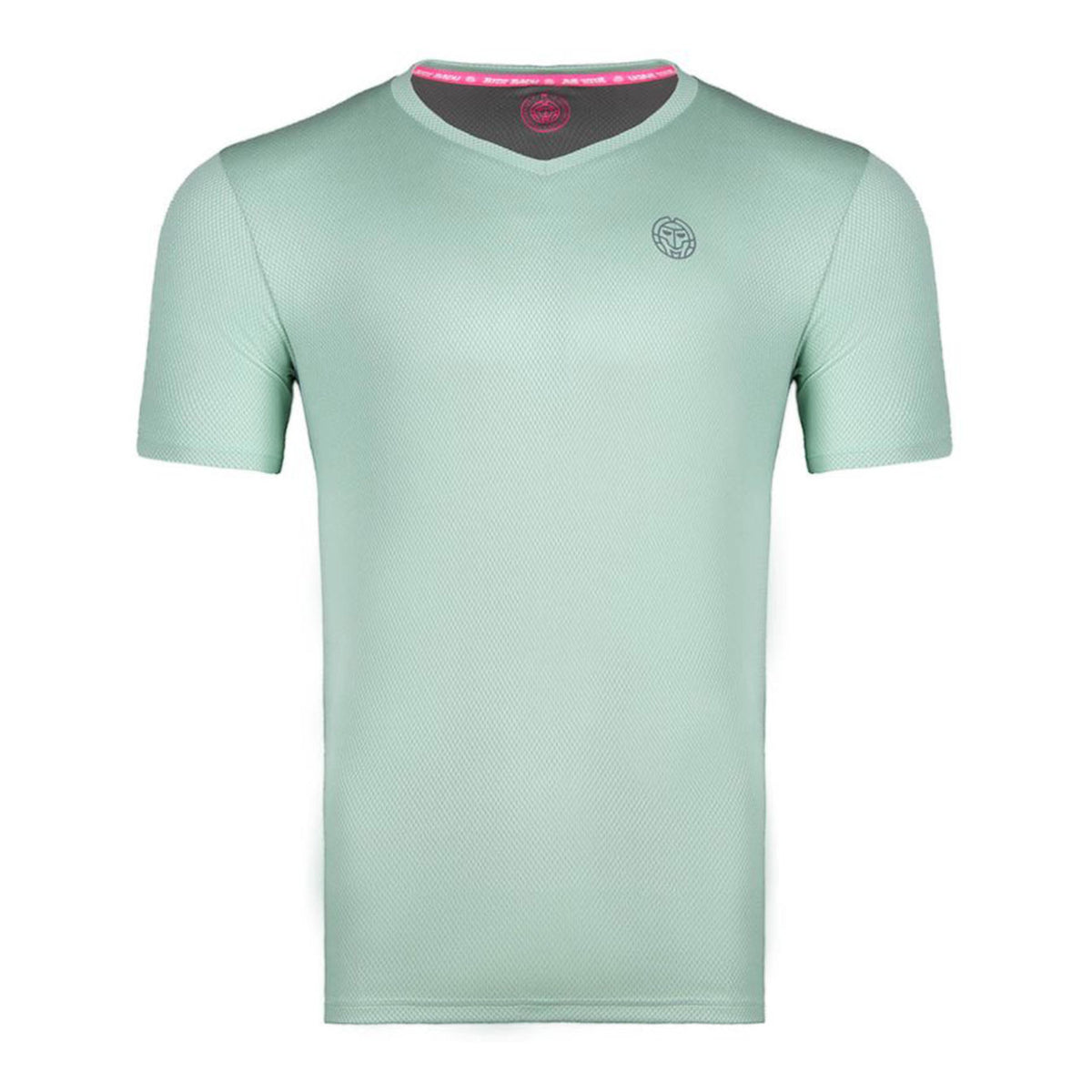 BIDI BADU Ted Tech T-Shirt Men - turquoise, grey