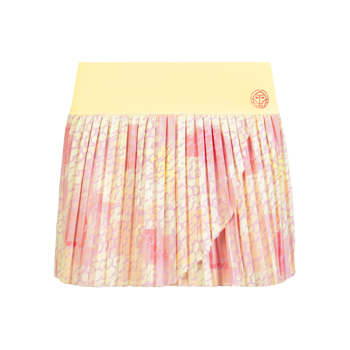 BIDI BADU Lowey Tech Plissee Skirt Women - yellow, rose