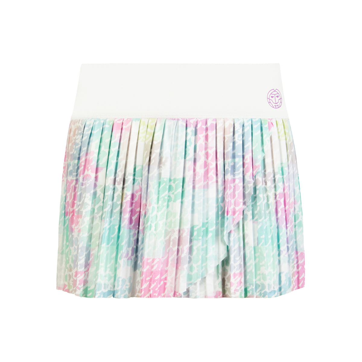 BIDI BADU Lowey Tech Plissee Skirt Women - white, rose