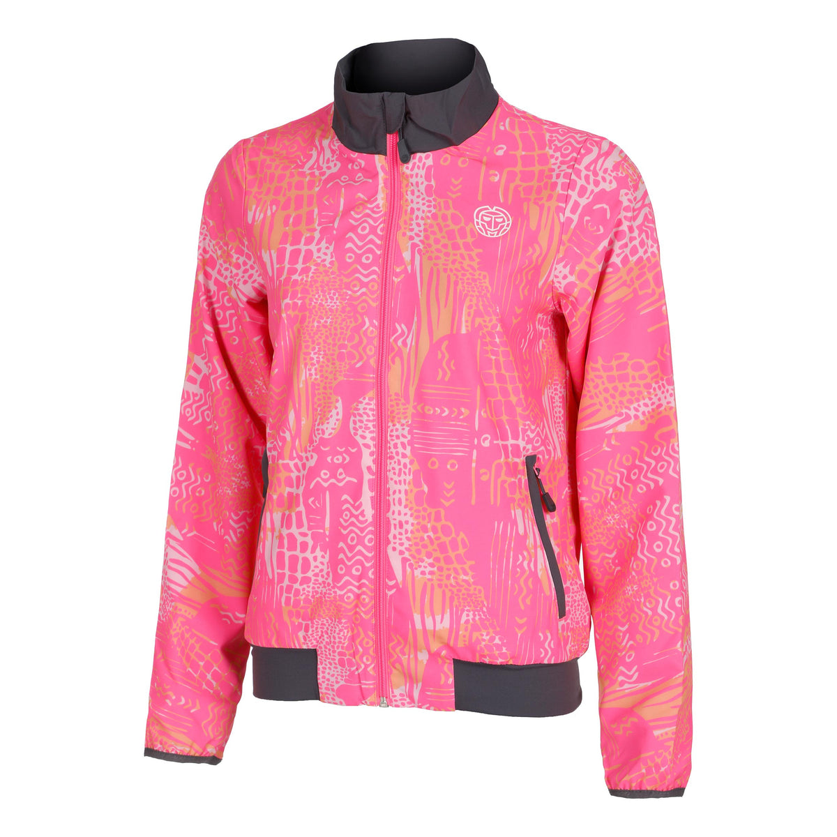 BIDI BADU Gene Tech Training jacket Women - grey, pink