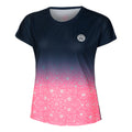 Colortwist Capsleeve T-Shirt Women-Pink,Dark Blue