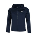 Crew Hood Training Jacket Boys-Dark Blue