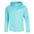 Crew Hood Training Jacket Men-Turquoise