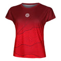 Pure Wild Capsleeve T-Shirt Women - dark red,