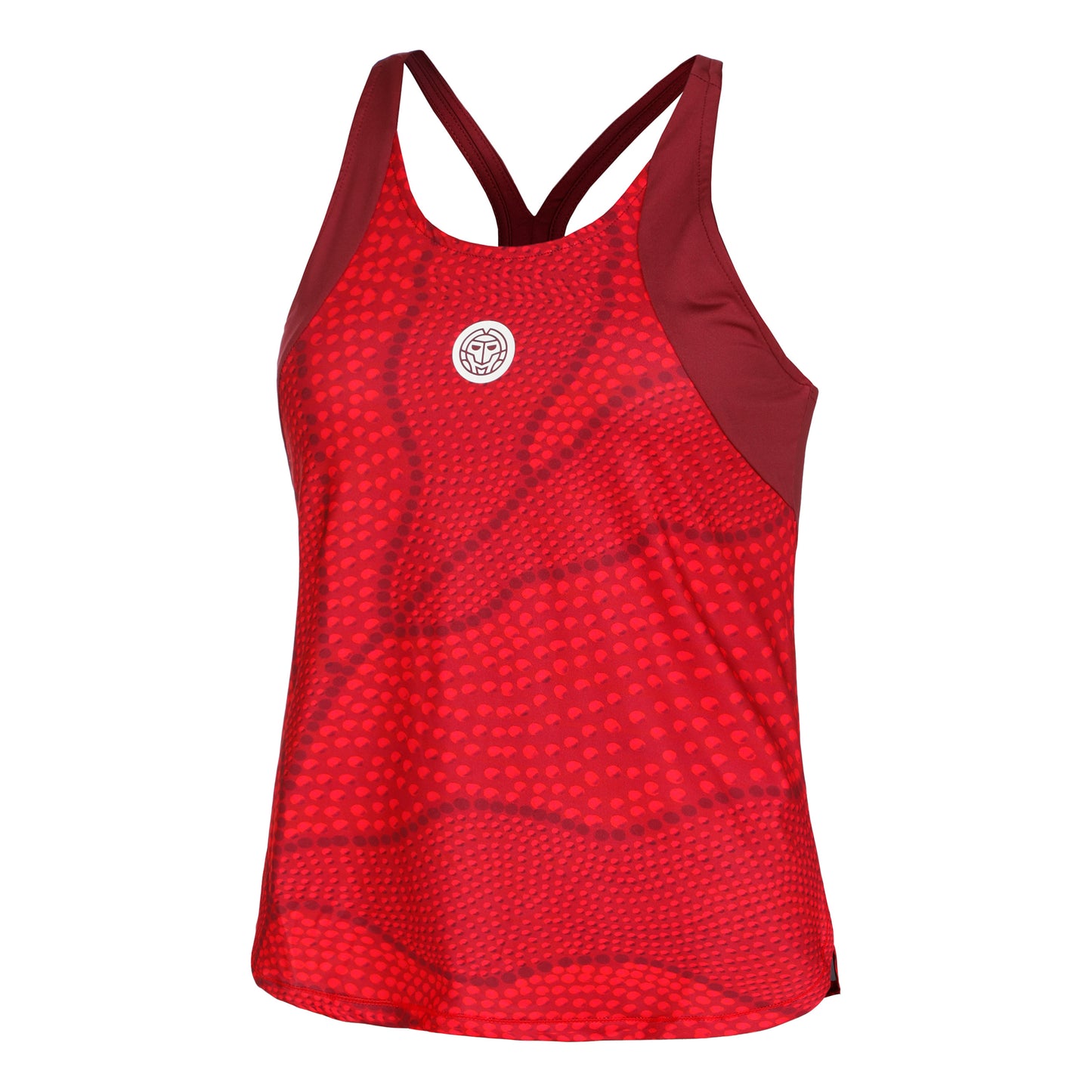 BIDI BADU Grafic Illumination Tank Top Girls - dark red,