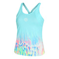 Melbourne 2024 Tank Top Women - turquoise, multicoloured