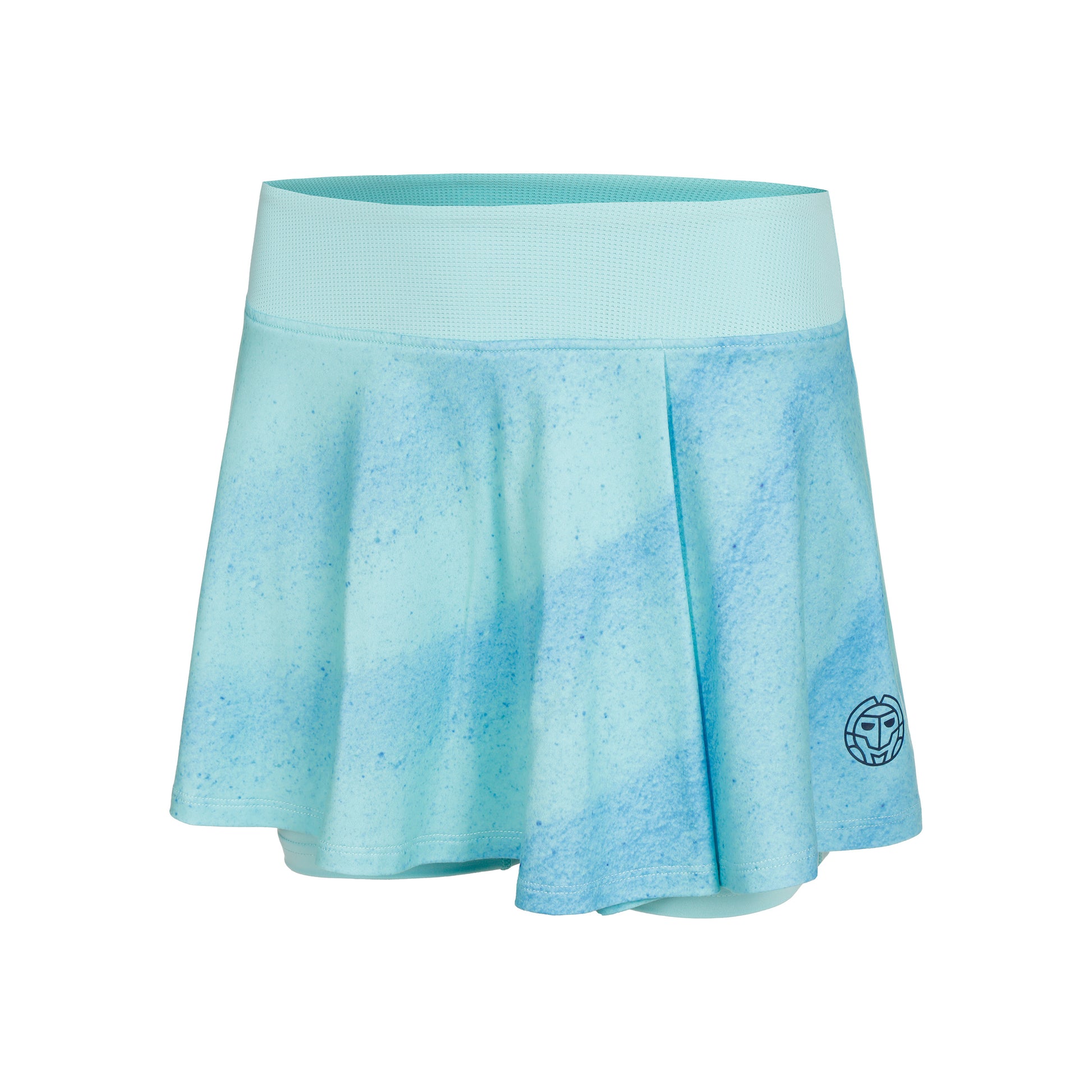 BIDI BADU Beach Spirit Printed Wavy Skirt Women-Turquoise