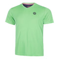 Crew Inside Out V-Neck T-Shirt Men-Neon Green,Dark Blue